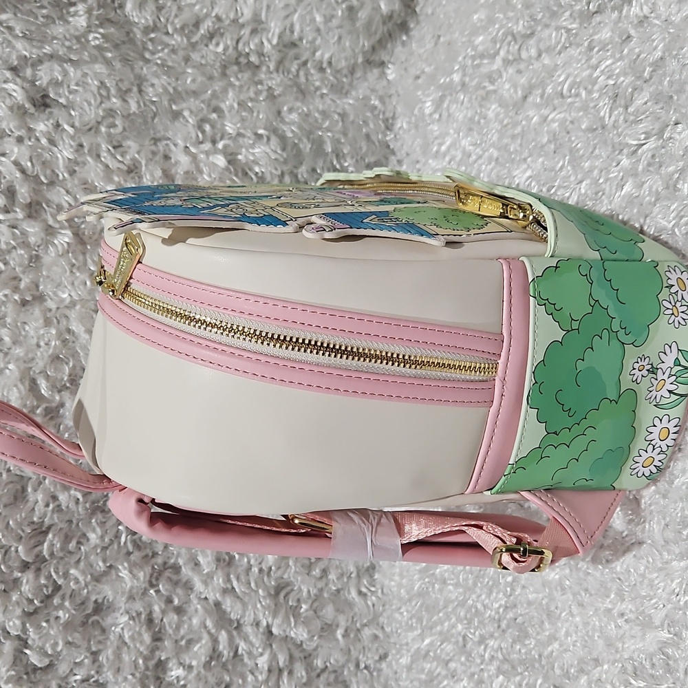 Loungefly Aristocats Mansion Castle Mini Backpack and Wallet - Picture 5 of 16